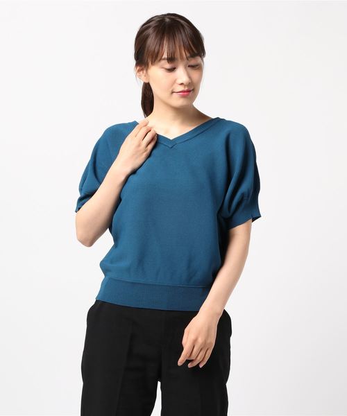 Pattern Fiona Pattern Fiona セール パターンフィオナ のファッション トップス パターンフィオナ のニット セーター バックリボンドルマンニットプルオーバー をセール価格で購入できます Pattern Fiona バックリボンドルマンニットプル