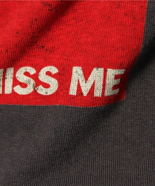 HYSTERIC GLAMOUR（ヒステリックグラマー）の「GONNA MISS ME pt T-SH（Tシャツ/カットソー・メンズ・チャコールグレー/ホワイト/パープル・LARGE/SMALL/MEDIUM）」の10枚目の写真