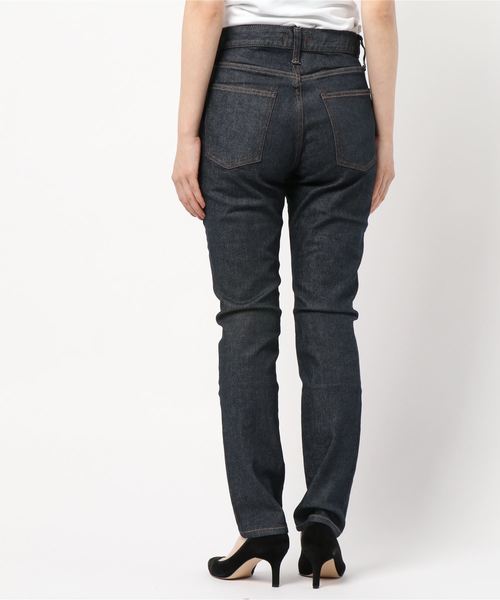 AMERICAN HOLIC(アメリカンホリック)の「ストレートデニムパンツ *(デニムパンツ・レディース・インディゴブルー・L/LL/M/S/XS)」の2枚目の写真