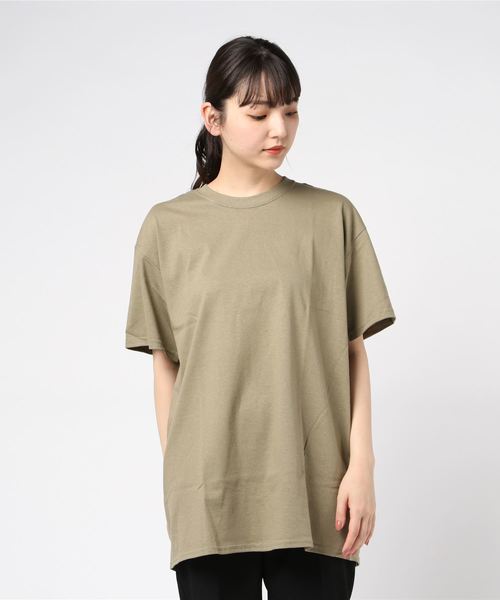 GILDAN(ギルダン)の「【Bl】GILDAN 6.0oz Tシャツ(Tシャツ/カットソー・レディース・グリーン/ワインレッド/オレンジ/オリーブ/ブラウン/ピンク/ライム/カーキ/ネイビー/ベージュ/ブラック/ホワイト・XX-LARGE/SMALL/MEDIUM/LARGE/X-LARGE)」の6枚目の写真