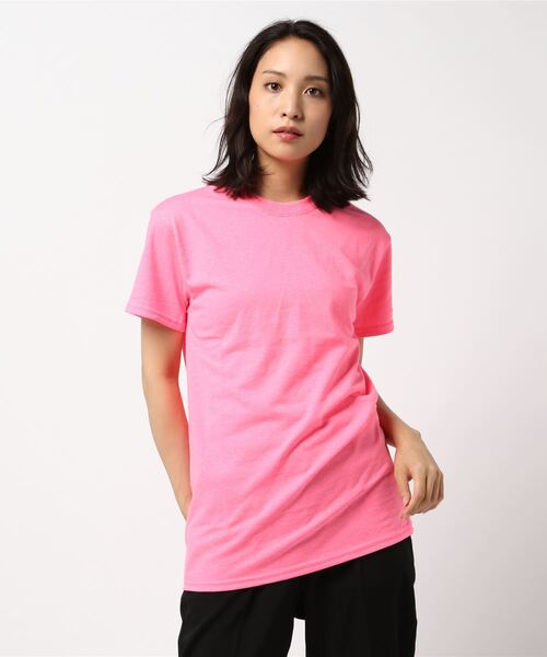 GILDAN(ギルダン)の「【Bl】GILDAN 6.0oz Tシャツ(Tシャツ/カットソー・レディース・グリーン/ワインレッド/オレンジ/オリーブ/ブラウン/ピンク/ライム/カーキ/ネイビー/ベージュ/ブラック/ホワイト・XX-LARGE/SMALL/MEDIUM/LARGE/X-LARGE)」の10枚目の写真