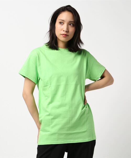 GILDAN(ギルダン)の「【Bl】GILDAN 6.0oz Tシャツ(Tシャツ/カットソー・レディース・グリーン/ワインレッド/オレンジ/オリーブ/ブラウン/ピンク/ライム/カーキ/ネイビー/ベージュ/ブラック/ホワイト・XX-LARGE/SMALL/MEDIUM/LARGE/X-LARGE)」の7枚目の写真