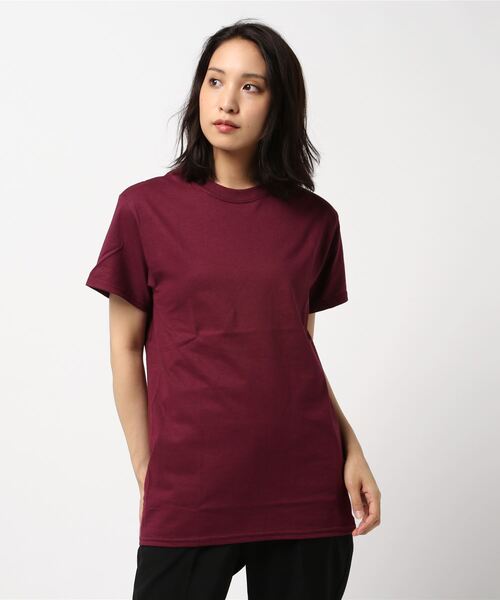 GILDAN(ギルダン)の「【Bl】GILDAN 6.0oz Tシャツ(Tシャツ/カットソー・レディース・グリーン/ワインレッド/オレンジ/オリーブ/ブラウン/ピンク/ライム/カーキ/ネイビー/ベージュ/ブラック/ホワイト・XX-LARGE/SMALL/MEDIUM/LARGE/X-LARGE)」の11枚目の写真