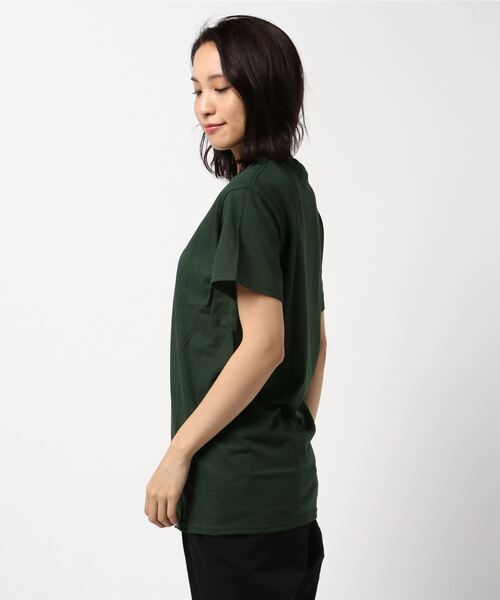 GILDAN(ギルダン)の「【Bl】GILDAN 6.0oz Tシャツ(Tシャツ/カットソー・レディース・グリーン/ワインレッド/オレンジ/オリーブ/ブラウン/ピンク/ライム/カーキ/ネイビー/ベージュ/ブラック/ホワイト・XX-LARGE/SMALL/MEDIUM/LARGE/X-LARGE)」の14枚目の写真