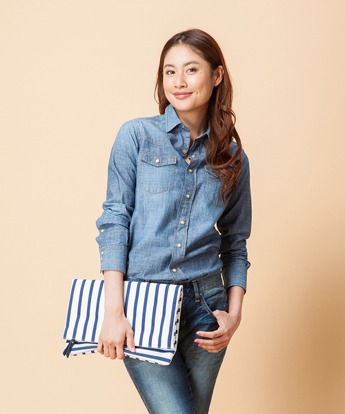 23区（ニジュウサンク）の「【VERYコラボ】23区denimダンガリーシャツ