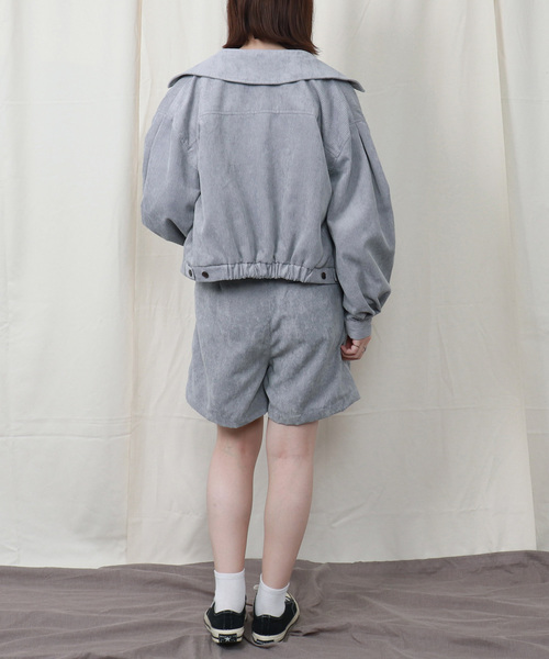 PairPair（ペアペア）の「コーデュロイ紐ベルト付きショートパンツ（その他パンツ・レディース・ライトブラウン/ライトグレー/アイボリー・FREE）」の18枚目の写真