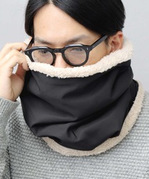 撥水加工 ポリエステル 2WAY 裏ボア ハイネックウォーマー