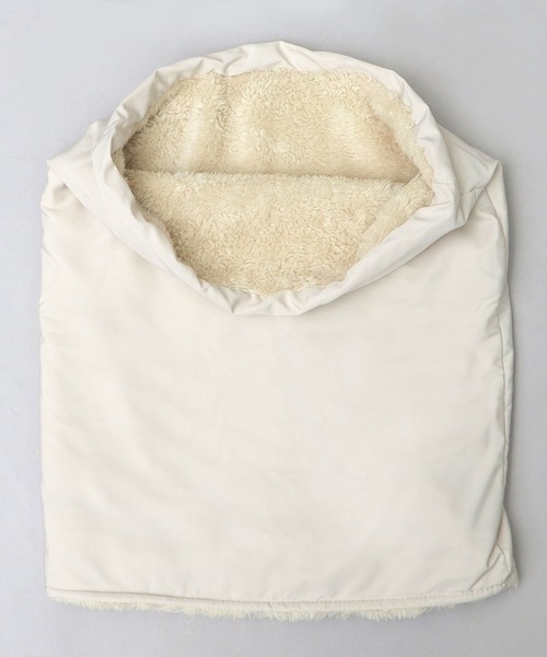 A.M.S.（エーエムエス）の「撥水加工 ポリエステル 2WAY 裏ボア ハイネックウォーマー（ネックウォーマー/スヌード・メンズ・ベージュ/ブラック/グリーン/ネイビー/カーキ/カモフラージュ/キャメル/ブルー/グレー/ブルー系その他/オフホワイト・FREE）」の15枚目の写真