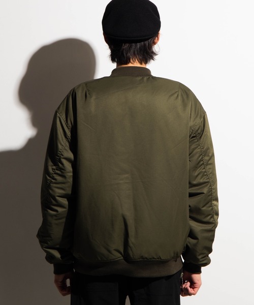 WEGO(ウィゴー)の「WEGO/フード付きMA-1(MA-1・メンズ・ブラック/カーキ/ベージュ・MEDIUM/LARGE)」の15枚目の写真