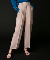 MAISON SPECIAL | ◎Spring 9月号掲載：シアーキュプラストレートパンツ【MAISON SPECIAL/メゾンスペシャル】■セットアップ対応■(その他パンツ)