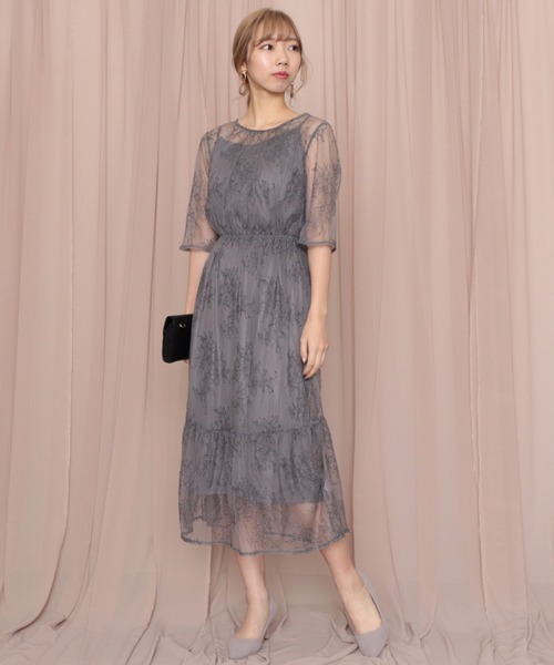 オケージョンレースワンピース ワンピース Cheek チーク のファッション通販 Zozotown