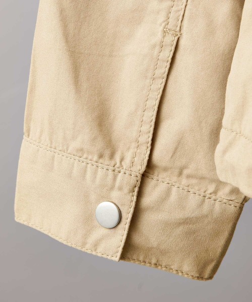 classicalelf（クラシカルエルフ）の「さらっと羽織れる。ラウンドヘムマウンテンパーカー（マウンテンパーカー・レディース・ブラック/カーキ/ライトベージュ/ナチュラル・MEDIUM/LARGE/X-LARGE/SMALL）」の8枚目の写真