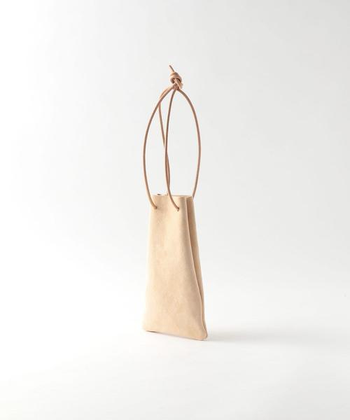 Steven Alan（スティーブンアラン）の「＜AMIACALVA＞ DRAWST BAG/バッグ（ショルダーバッグ・メンズ・ナチュラル/ブラック・FREE）」の7枚目の写真