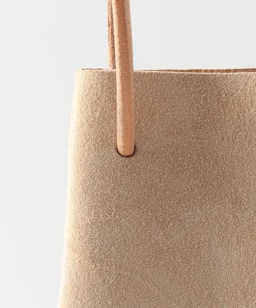 Steven Alan（スティーブンアラン）の「＜AMIACALVA＞ DRAWST BAG/バッグ（ショルダーバッグ・メンズ・ナチュラル/ブラック・FREE）」の4枚目の写真