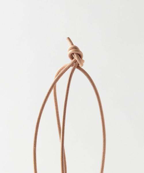 Steven Alan（スティーブンアラン）の「＜AMIACALVA＞ DRAWST BAG/バッグ（ショルダーバッグ・メンズ・ナチュラル/ブラック・FREE）」の3枚目の写真