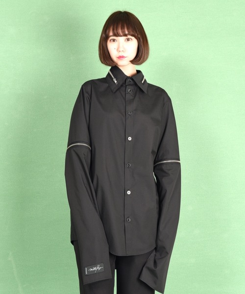 MILKBOY(ミルクボーイ)の「ZIPPED シャツ(シャツ/ブラウス・レディース・A/B/C・FREE)」の3枚目の写真