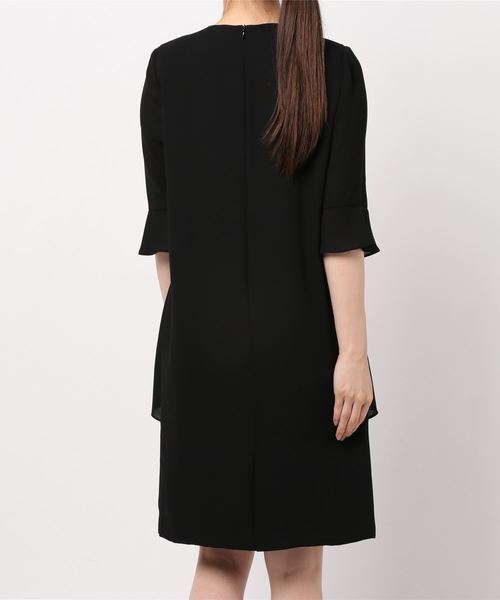 MONOIR(モノワール)の「濃染加工ゆったりサイズワンピース(夏OK)(ワンピース・レディース・ブラック・13号/17号/19号/15号/11号/9号)」の9枚目の写真