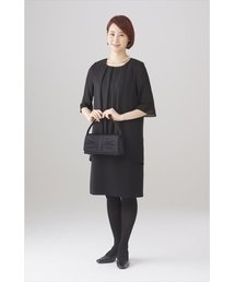 濃染加工ゆったりサイズワンピース(夏OK)