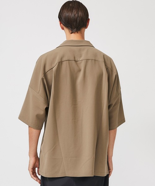 ATTACHMENT（アタッチメント）の「【KAZUYUKI KUMAGAI】DROP SHOULDER OPEN COLLAR SH / KS02-007（シャツ/ブラウス・メンズ・ブラック/カーキ/イエロー・1/2/3）」の16枚目の写真