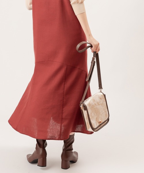 natural couture(ナチュラルクチュール)の「ストレッチミドルブーツ(ブーツ・レディース・ライトベージュ/アイボリー/ブラック/ブラウン・MEDIUM/LARGE)」の17枚目の写真