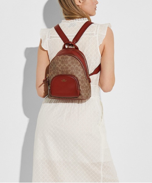 COACH（コーチ）の「キャリー バックパック 23 シグネチャー  