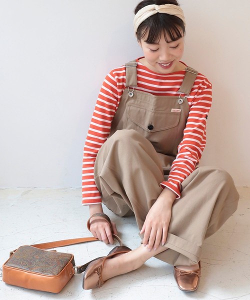 FREAK'S STORE(フリークスストア)の「【WEB限定】MACOBER/マコバー 別注オーバーオール(サロペット)(サロペット/オーバーオール)」|ベージュ