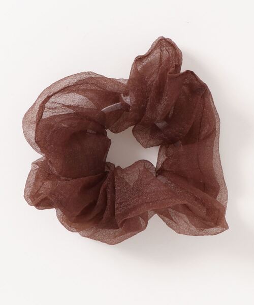 flower（フラワー）の「エアリーブルームシュシュ（シュシュ・レディース・アイボリー/ブラウン/カーキ/ダークブラウン・FREE）」の13枚目の写真