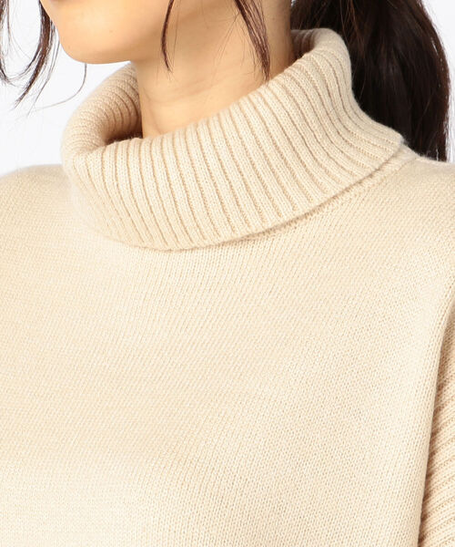 fredy repit（フレディレピ）の「［新色追加］タートルネックプルオーバーニット（ニット/セーター・レディース・アイボリー/グリーン/キャメル/マスタード/ピンク/レッド/ダークブラウン/イエロー・38）」の12枚目の写真