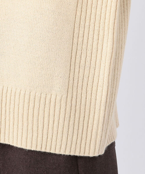fredy repit（フレディレピ）の「［新色追加］タートルネックプルオーバーニット（ニット/セーター・レディース・アイボリー/グリーン/キャメル/マスタード/ピンク/レッド/ダークブラウン/イエロー・38）」の14枚目の写真
