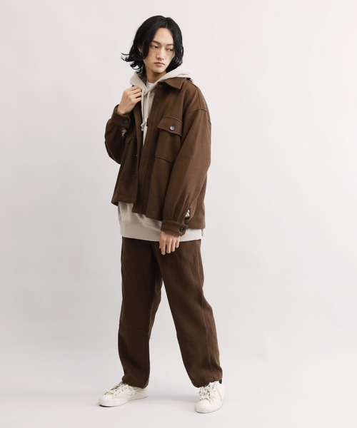 Lulu ＆ Arnie（るるあんどあーにー）の「センタープレスストレッチパンツ（その他パンツ・メンズ・ブラック/グレイッシュベージュ/ブラウン・MEDIUM/LARGE）」の14枚目の写真