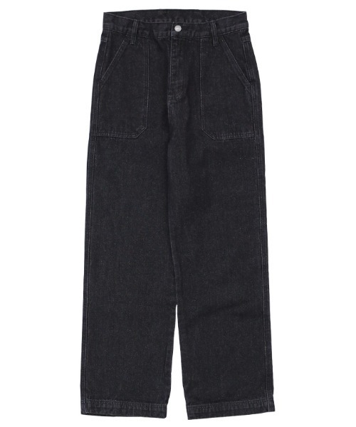 select MOCA(セレクトモカ)の「ベイカーニュアンスデニム(デニムパンツ・レディース・ブラック/インディゴブルー/アイボリー・SMALL/MEDIUM)」の5枚目の写真