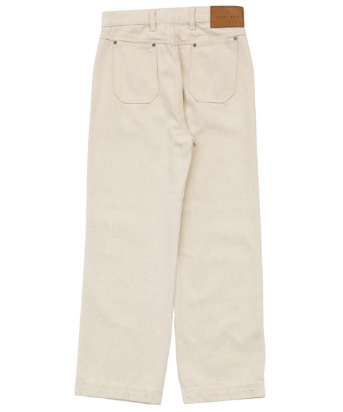 select MOCA(セレクトモカ)の「ベイカーニュアンスデニム(デニムパンツ・レディース・ブラック/インディゴブルー/アイボリー・SMALL/MEDIUM)」の8枚目の写真