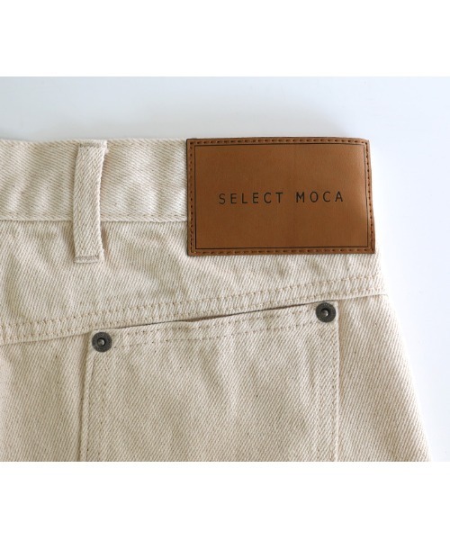 select MOCA(セレクトモカ)の「ベイカーニュアンスデニム(デニムパンツ・レディース・ブラック/インディゴブルー/アイボリー・SMALL/MEDIUM)」の12枚目の写真