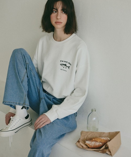 Aland Fish Graphic Sweatshirt スウェット Aland エーランド のファッション通販 Zozotown