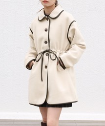 one after another NICE CLAUP | 丸襟パイピングコート(ダウンジャケット/コート)