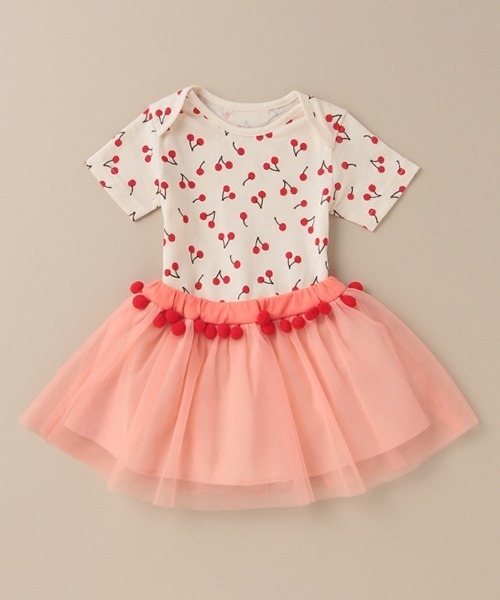 ロンパーススカートセット WOLF&RITA ロンパース つけ襟 スカート