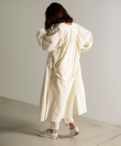 Auntie Rosa Holiday（アンティローザホリデー）の「前後2WAYパワショルシャツワンピース（ワンピース・レディース・ホワイト/ブラック/ブルー/イエロー・FREE）」の9枚目の写真