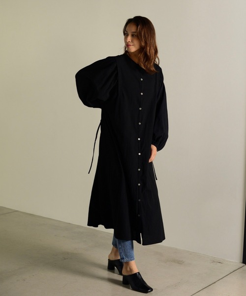 Auntie Rosa Holiday（アンティローザホリデー）の「前後2WAYパワショルシャツワンピース（ワンピース・レディース・ホワイト/ブラック/ブルー/イエロー・FREE）」の13枚目の写真