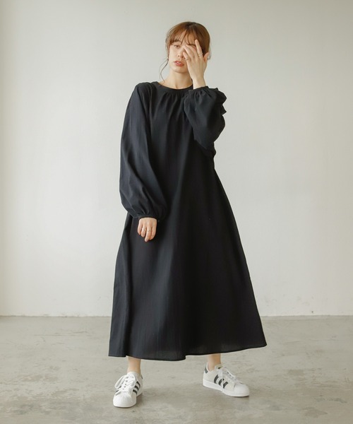 Auntie Rosa Holiday（アンティローザホリデー）の「前後2WAYパワショルシャツワンピース（ワンピース・レディース・ホワイト/ブラック/ブルー/イエロー・FREE）」の16枚目の写真