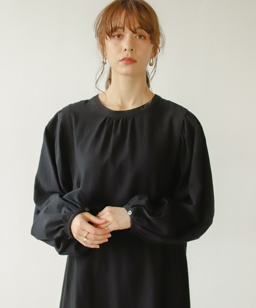 Auntie Rosa Holiday（アンティローザホリデー）の「前後2WAYパワショルシャツワンピース（ワンピース・レディース・ホワイト/ブラック/ブルー/イエロー・FREE）」の19枚目の写真