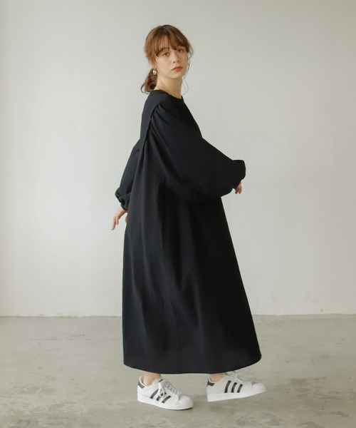 Auntie Rosa Holiday（アンティローザホリデー）の「前後2WAYパワショルシャツワンピース（ワンピース・レディース・ホワイト/ブラック/ブルー/イエロー・FREE）」の17枚目の写真