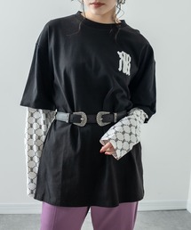 RASVOA | モノグラムレイヤードロンＴ(Tシャツ/カットソー)