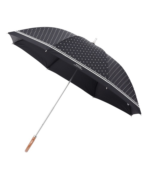 POLO RALPH LAUREN(ポロ ラルフ ローレン)の「遮光 晴雨兼用日傘 ドット×グログラン(長傘・レディース・ブラック/オフホワイト/ダークブルー/ベージュ・FREE)」の22枚目の写真