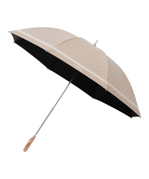 POLO RALPH LAUREN(ポロ ラルフ ローレン)の「遮光 晴雨兼用日傘 ドット×グログラン(長傘・レディース・ブラック/オフホワイト/ダークブルー/ベージュ・FREE)」の19枚目の写真