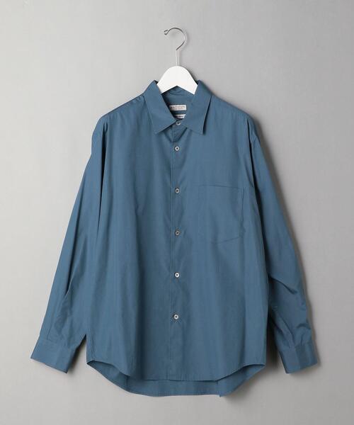 BEAUTY&YOUTH UNITED ARROWS（ビューティーアンドユースユナイテッドアローズ）の「BY フィンクスブロード ワイドシルエット テーパードシャツ（シャツ/ブラウス・メンズ・ホワイト/ロイヤルブルー/グレー・MEDIUM/SMALL/LARGE/X-LARGE）」の16枚目の写真