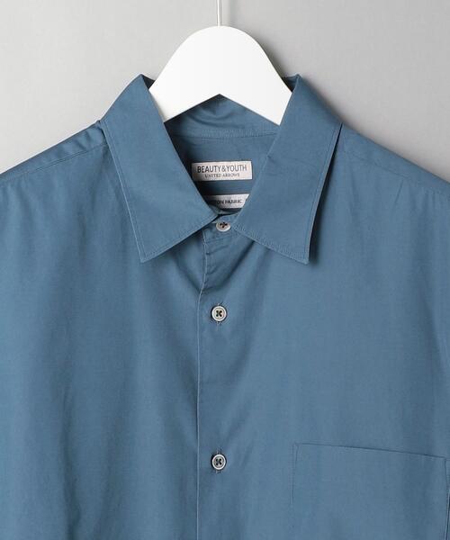 BEAUTY&YOUTH UNITED ARROWS（ビューティーアンドユースユナイテッドアローズ）の「BY フィンクスブロード ワイドシルエット テーパードシャツ（シャツ/ブラウス・メンズ・ホワイト/ロイヤルブルー/グレー・MEDIUM/SMALL/LARGE/X-LARGE）」の18枚目の写真