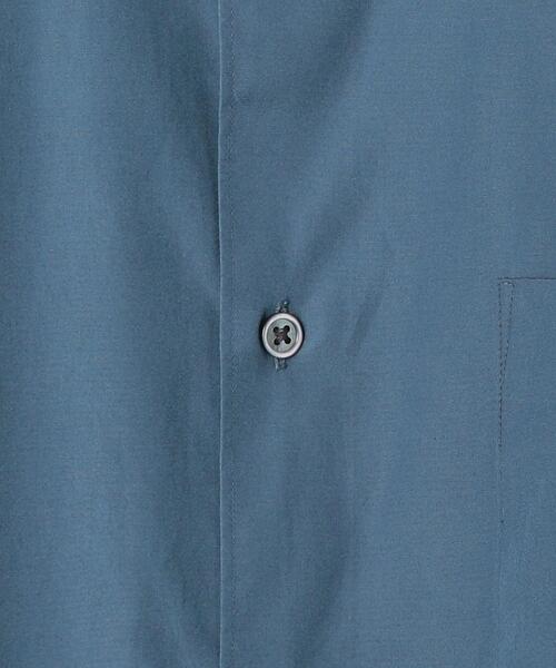 BEAUTY&YOUTH UNITED ARROWS（ビューティーアンドユースユナイテッドアローズ）の「BY フィンクスブロード ワイドシルエット テーパードシャツ（シャツ/ブラウス・メンズ・ホワイト/ロイヤルブルー/グレー・MEDIUM/SMALL/LARGE/X-LARGE）」の10枚目の写真