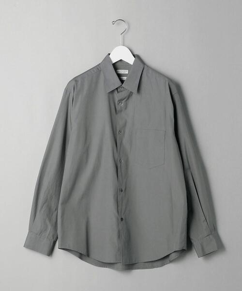 BEAUTY&YOUTH UNITED ARROWS（ビューティーアンドユースユナイテッドアローズ）の「BY フィンクスブロード ワイドシルエット テーパードシャツ（シャツ/ブラウス・メンズ・ホワイト/ロイヤルブルー/グレー・MEDIUM/SMALL/LARGE/X-LARGE）」の13枚目の写真