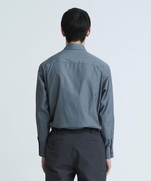 BEAUTY&YOUTH UNITED ARROWS（ビューティーアンドユースユナイテッドアローズ）の「BY フィンクスブロード ワイドシルエット テーパードシャツ（シャツ/ブラウス・メンズ・ホワイト/ロイヤルブルー/グレー・MEDIUM/SMALL/LARGE/X-LARGE）」の7枚目の写真