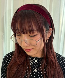 kutir（クティール）の「kutirlune／ベロアカチューシャ（カチューシャ）」